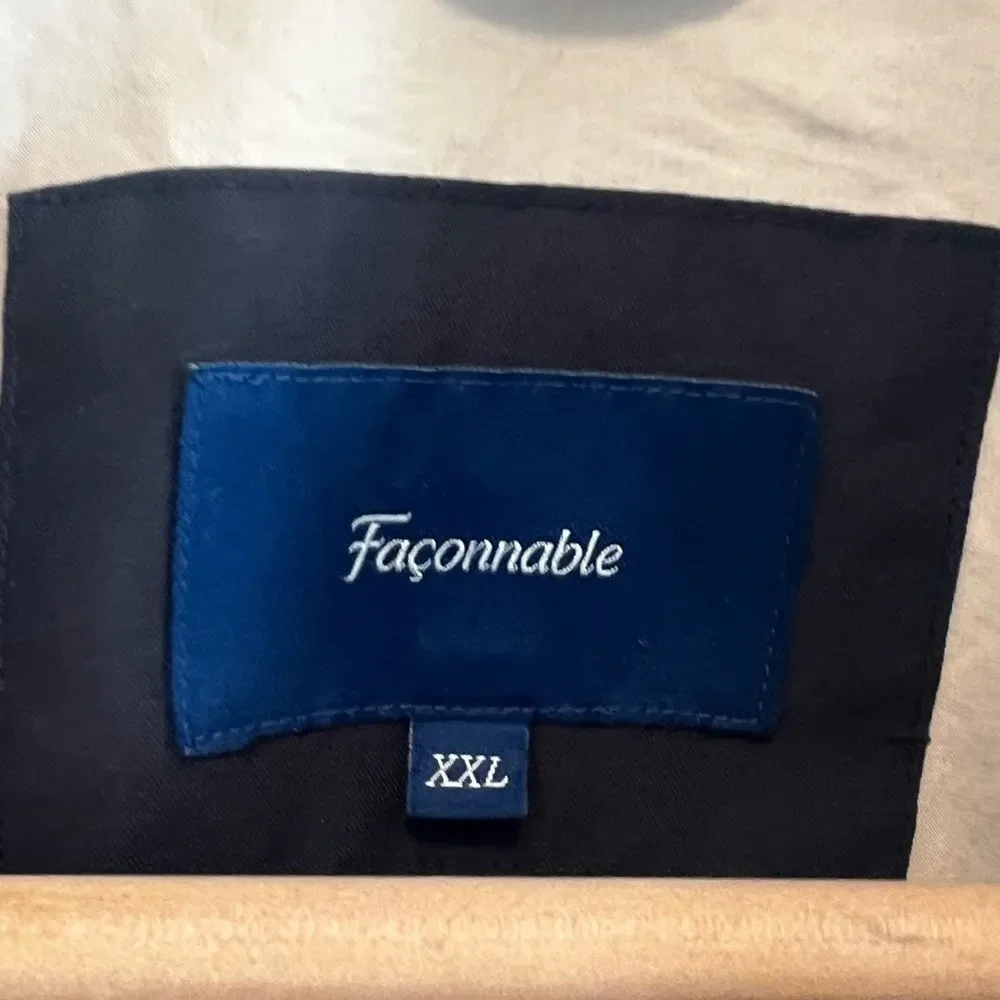 Faconnable Black Windbreaker Jacket